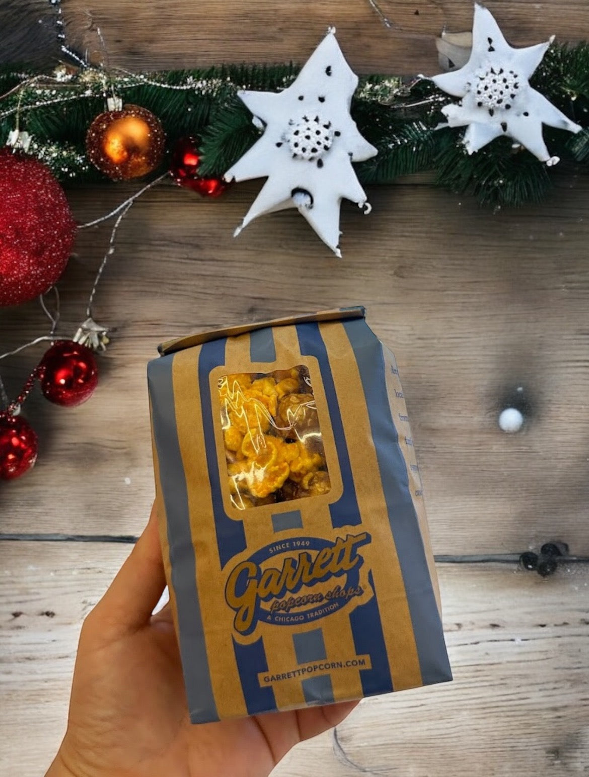 Garrett Popcorn (Limited tin designed only x'mas season, it unique gift)