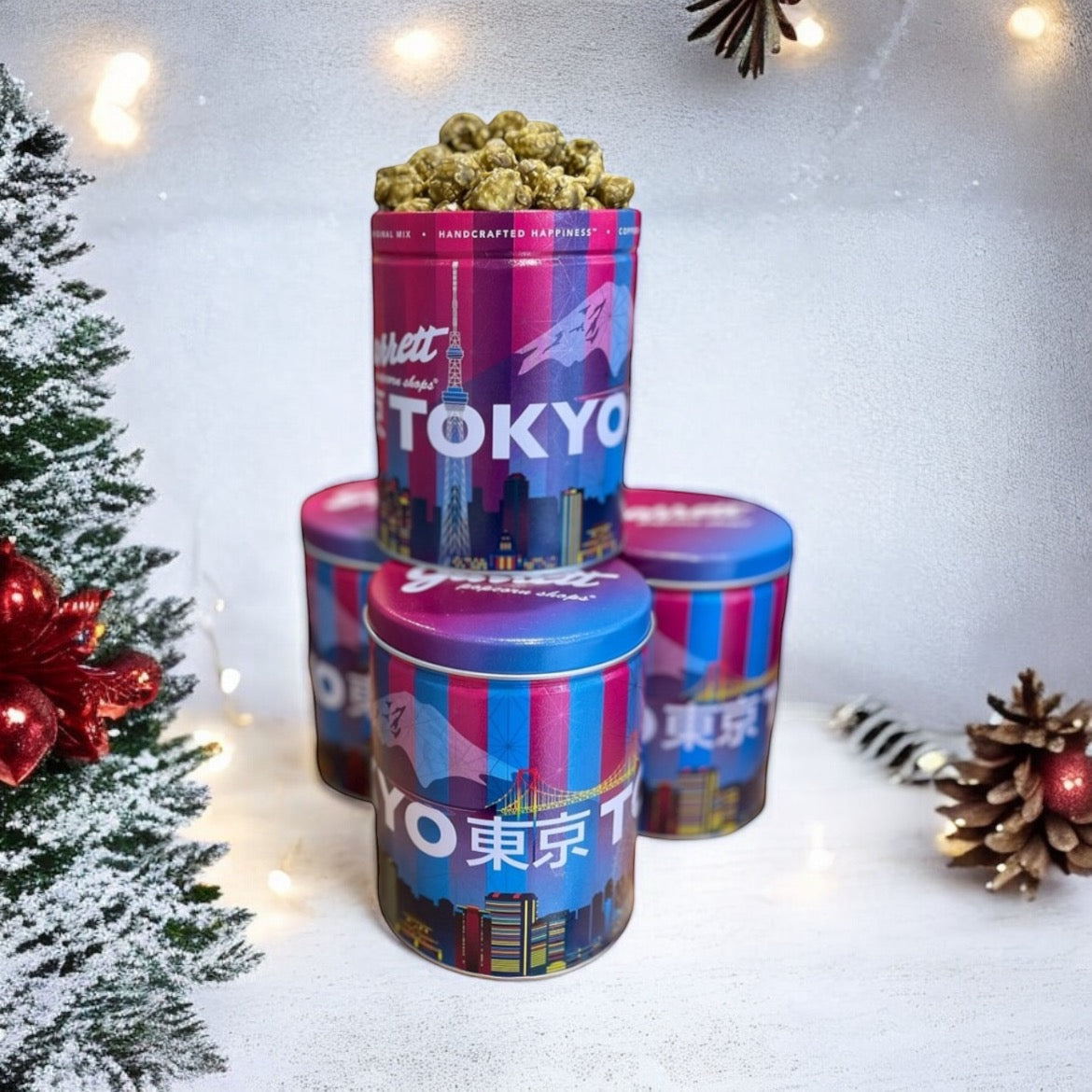 Garrett Popcorn (Limited tin designed only x'mas season, it unique gift)