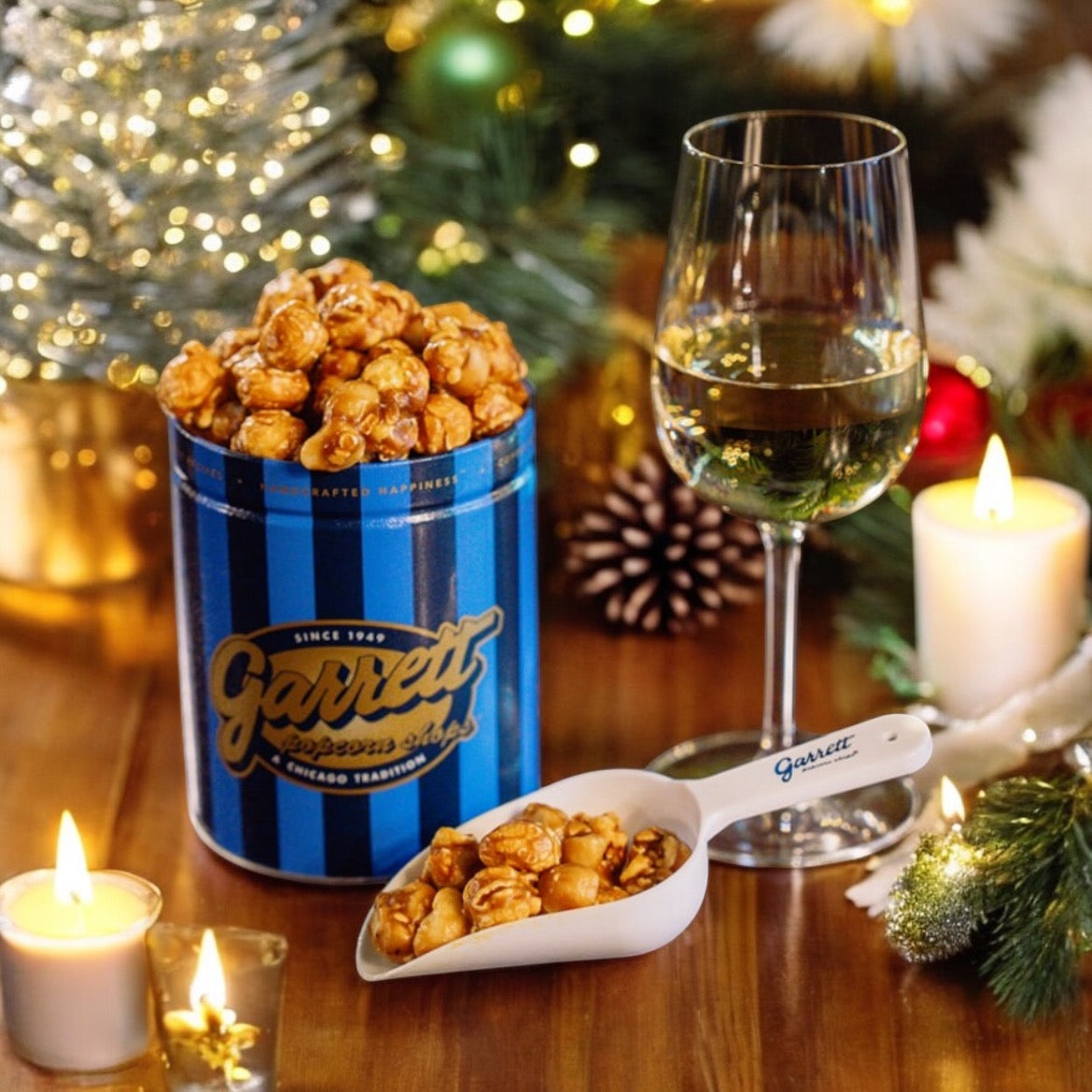Garrett Popcorn (Limited tin designed only x'mas season, it unique gift)