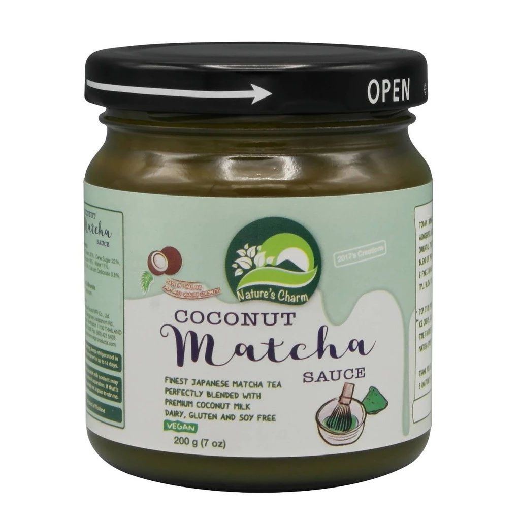 Coconut Matcha Sauce – Nature’s Charm (200g)