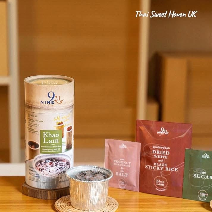 Nongmon Bamboo Sticky Rice (Classic) – DIY Thai Dessert | 160g | Ready in 15 Minutes