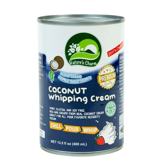 Coconut Whipping Cream – Nature’s Charm (400ml)