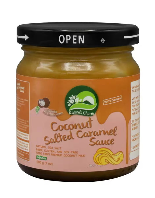 Coconut Salted Caramel Sauce – Nature’s Charm (200g)