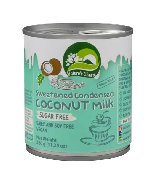 Sweetened Condensed Coconut Milk (Sugar Free) – Nature’s Charm (320g)