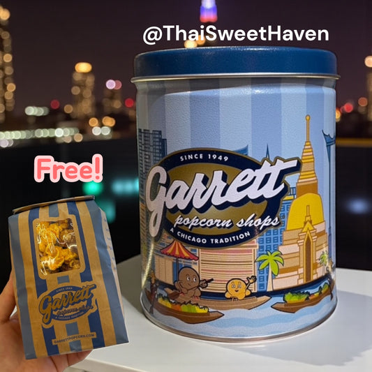 🎃 Garrett Popcorn – Halloween Limited Treat (Free Caramel Bag)